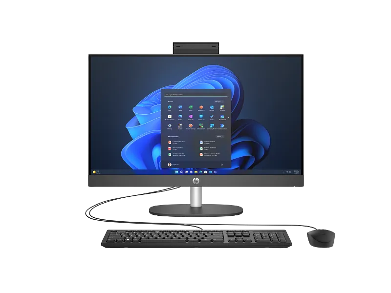 [B88BKAT#ABM] Computador Todo en uno HP ProOne 240, Gen 10, Pantalla 23.8 Full HD, Intel Core i5 1334U, RAM DDR4 16GB, SSD 512GB, Microsoft Windows 11 Pro, Fast Ethernet, Teclado y mouse, Cámara HD, Parlantes, Garantía 1 año en sitio por parte de HP