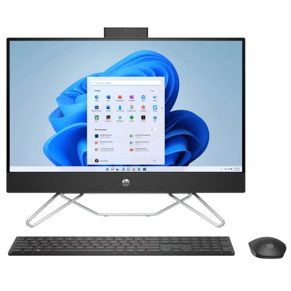 [A47BYLA#ABM] Computador Todo en uno HP 24-cb1023la, Pantalla 23.8 Full HD, Intel Core i3 1215U, RAM DDR4 8GB, Sólido NMVe 512GB, Windows 11 Home, Fast Ethernet, Teclado y mouse, Cámara FHD, Parlantes, Garantía 1 año por parte de HP