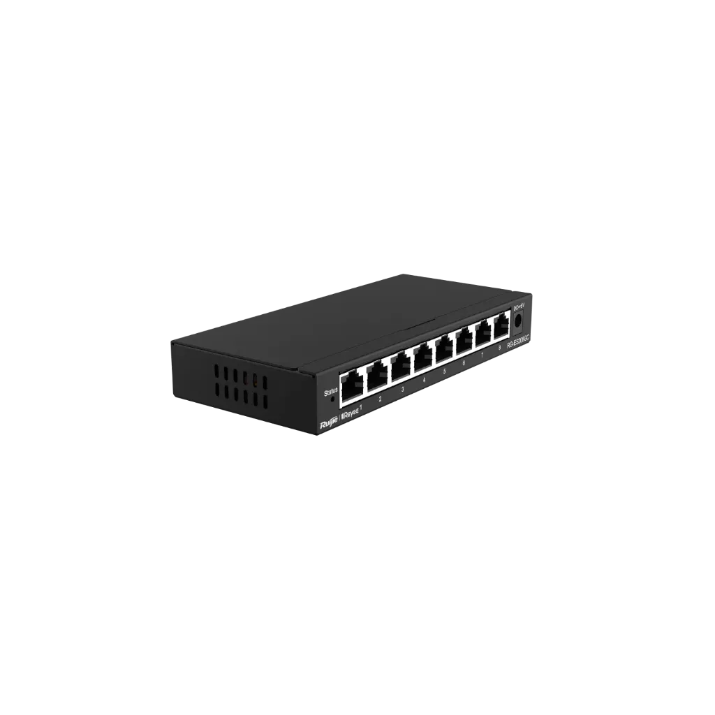 [RG-ES208GC] Switch Administrable con 8 Puertos Gigabit RCYCC por Ruijie RG-ES208GC