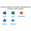 Servicio Suscripción ESD Microsoft 365 Aplicaciones para Empresa - Versión de escritorio Word, Excel, PowerPoint y Outlook, Microsoft Copilot Add-on, 1TB en la nube - Soporte Web y telefónico, 1 año.