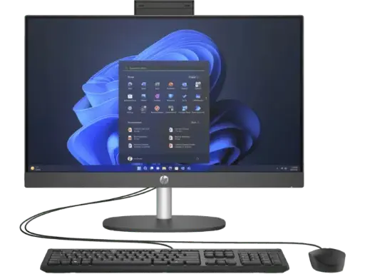 [BE5U3AT#ABM] Computador Todo en uno HP ProOne 240, Gen 10, Pantalla 23.8 Full HD, Intel Core i5 1334U, RAM DDR4 8GB, SSD 512GB, Windows 11 Profesional, Fast Ethernet, Teclado y mouse, Cámara HD, Parlantes, Garantía 1 año en sitio por parte de HP
